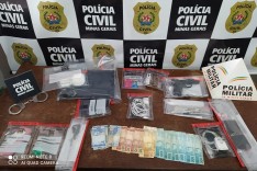 PCMG e PMMG desarticulam esquema de tráfico de drogas em Guanhães